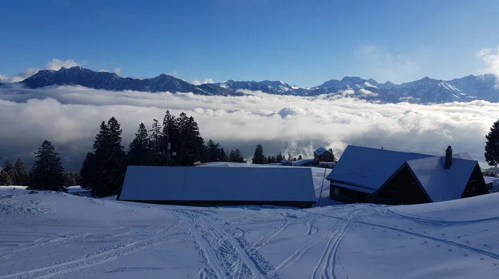 Kurz oberhalb vom Berghaus Malbun | © Hubert Beck