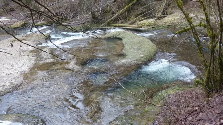 Blick auf ein Strudellloch | © Max Bischofberger