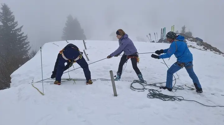 Spaltenbergungskurs | © Marcus Gutfrucht